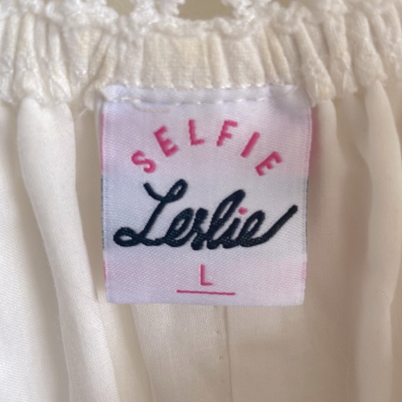 Selfie Leslie Cotton Off Shoulder Dress - Picture 5 of 10